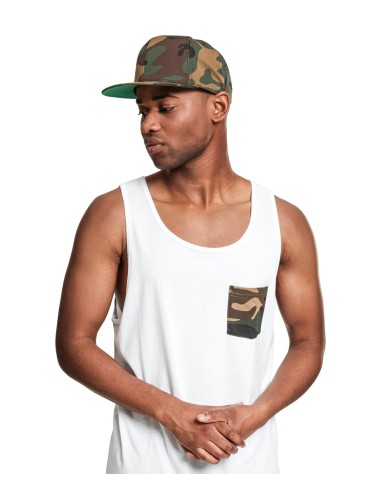 FLE-6089CF-Camo Classic Snapback Cap